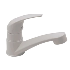 Torneira Lavatório Fecho Rápido Abs Branco Slim Mesa 1/4 V Pia Lavatorio Moderno