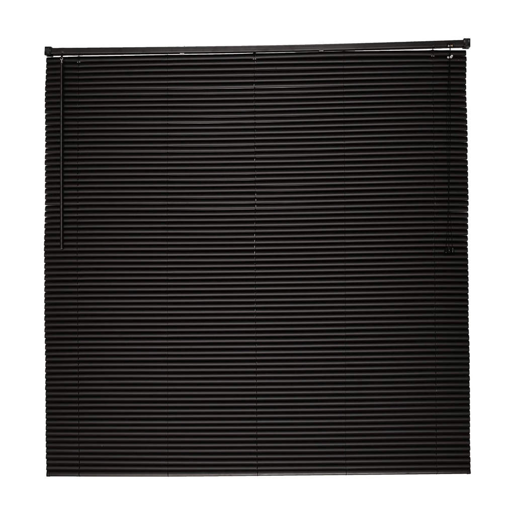 Persiana Horizontal PVC 25mm 140x130cm Preta Conthey Evolux - D148034C