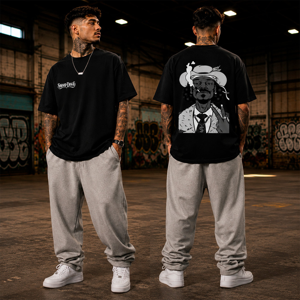 Camiseta Tshirt Snoop Camisa Dog Streetwear Estampada Masculina Feminina Promo Lançamento Plus Size