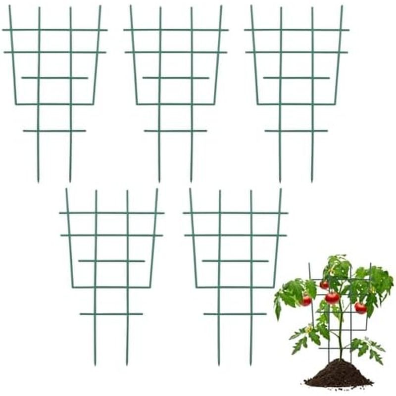 Treliça De Plantas S De 12 Polegadas Para Trepadeiras Internas , Mini Jardim Empilhável De Plástico De 5 Unidades Videir