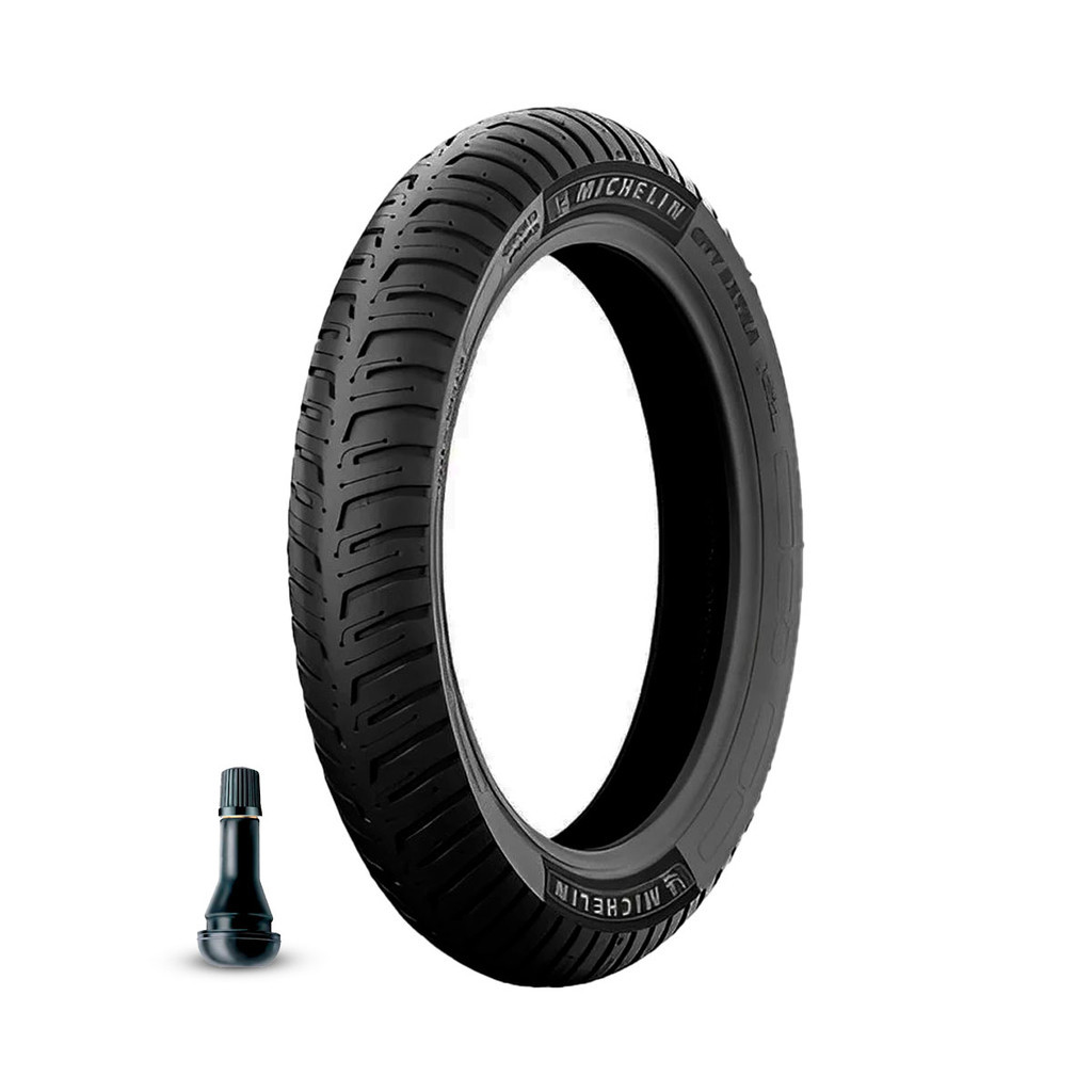 Kit Pneu Michelin 100/90-18 M/C 62S City Extra + Válvula