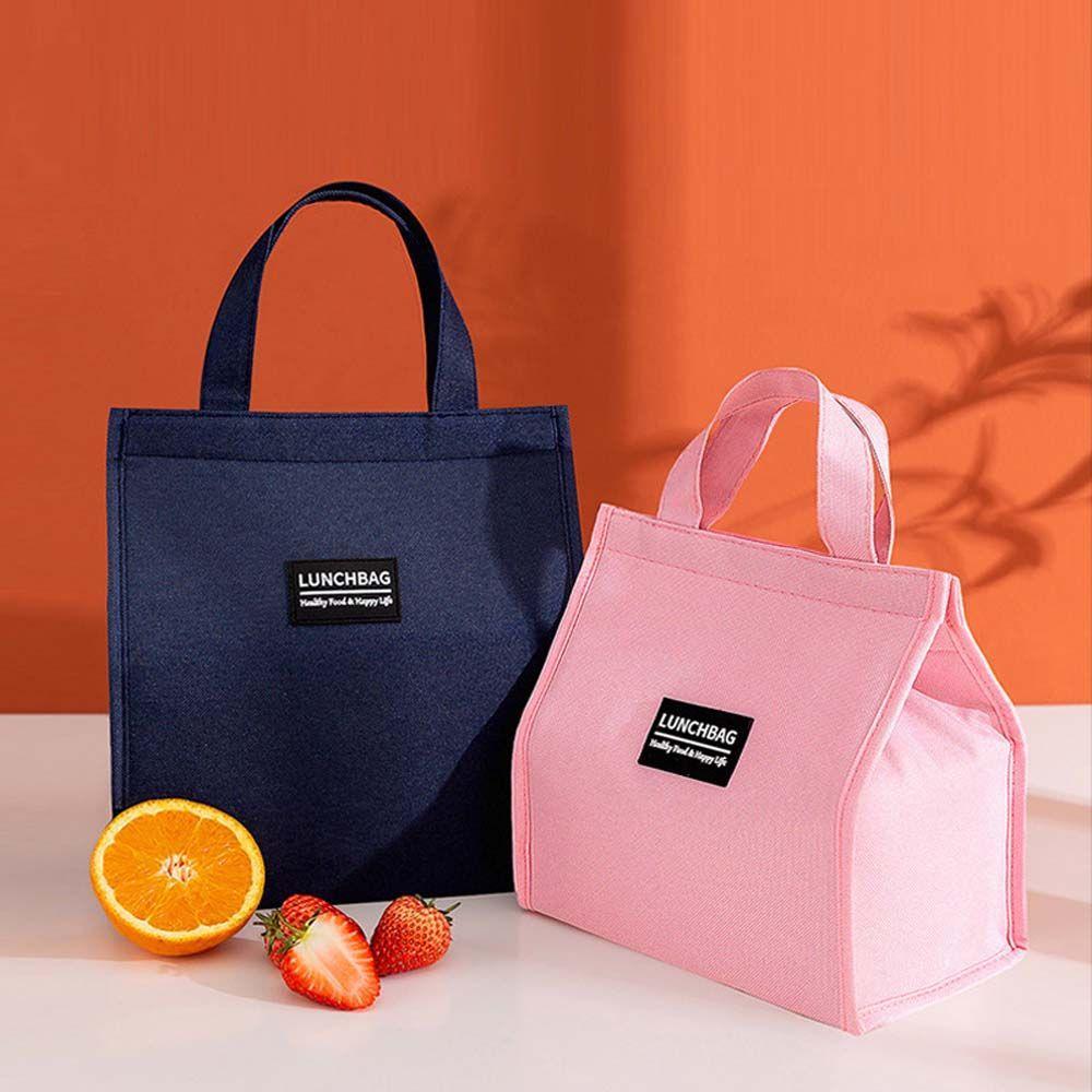 Saco De Almoço Portátil Carta Compras Comida Bebida Refrigerador Casual Acampamento Ao Ar Livre Lancheira