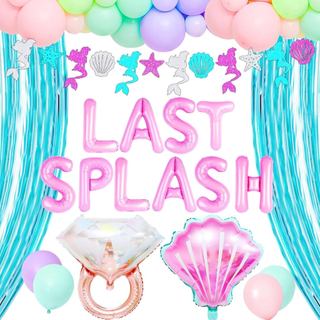 Decorações para Festa de Despedida de Solteira LaVenty Last Splash, Decorações para Chá de Panela com Tema de Praia e Se