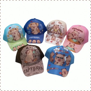 [Estilo Fofo] Boné Infantil Capivara Animado para Crianças/Meninos/Meninas/Cute/Cartoon