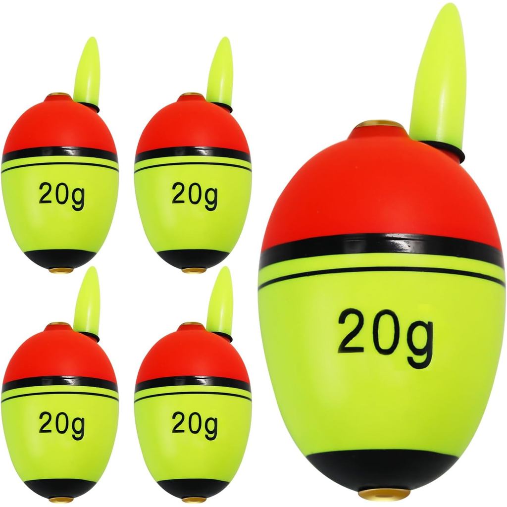 Bóia Deslizante para Pesca Noturna, Bóias Deslizantes de EVA com Luz LED para Água Salgada e Doce, Flutuabilidade de 15g