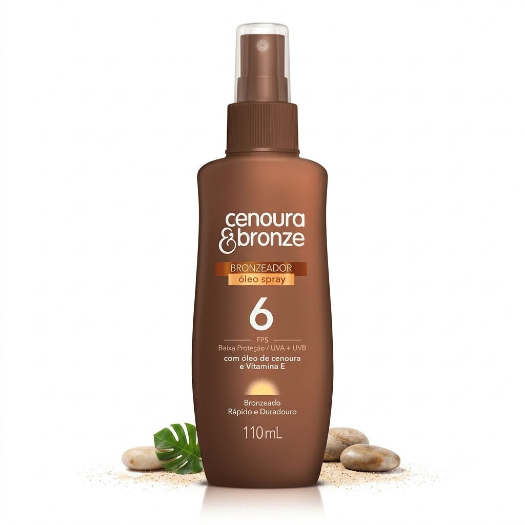 Bronzeador Cenoura & Bronze FPS6 Spray 110ml