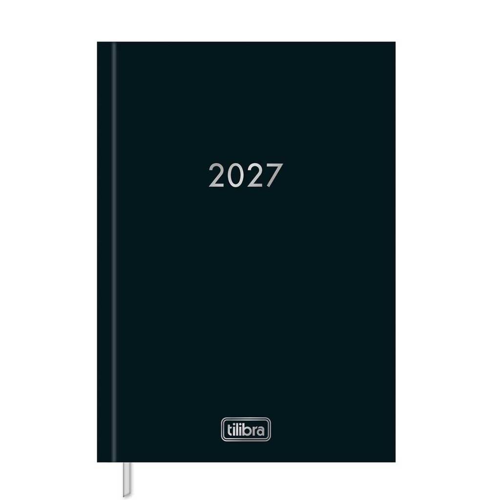 Agenda executiva costurada diária Napoli 192x134mm 2027 Tilibra