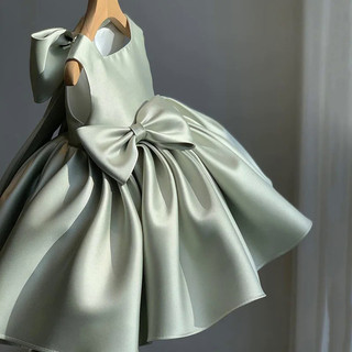 Vestido de Princesa Tutu Grande para Meninas Bebês, Roupas de Verão para Festa de Aniversário WXRW