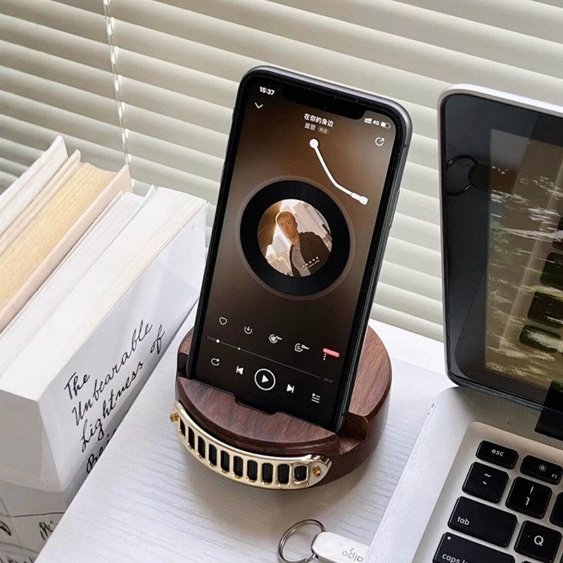 Aromaterapia Bluetooth alto-falante áudio suporte do telefone integrado Retro nicho Premium áudio sem fio portátil prese