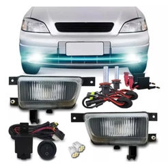 Kit Farol Milha Astra 1998 1999 2000 2001 2002 + Kit Xenon H3 8000k