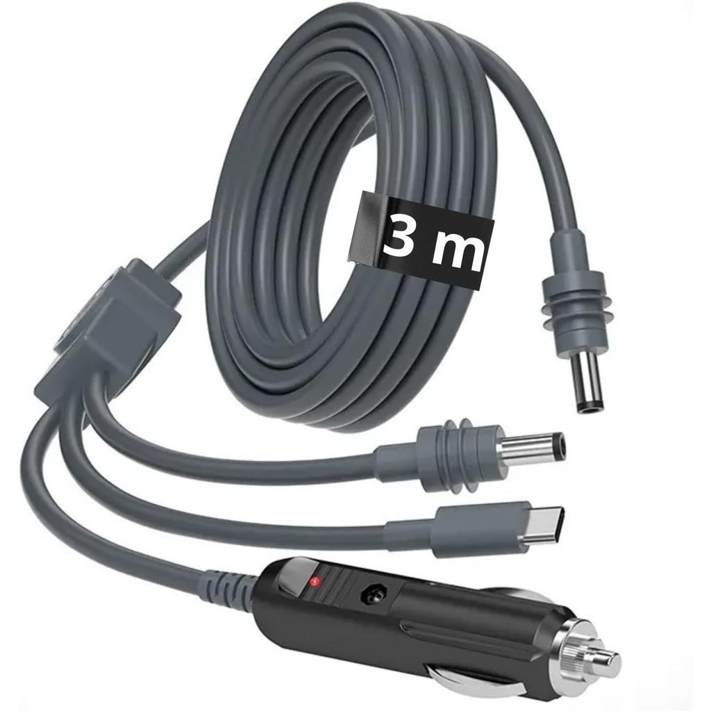 Carregador Veicular Starlinkk Mini Carro 3 em 1 Compatível Apple Mac E Fonte PD 