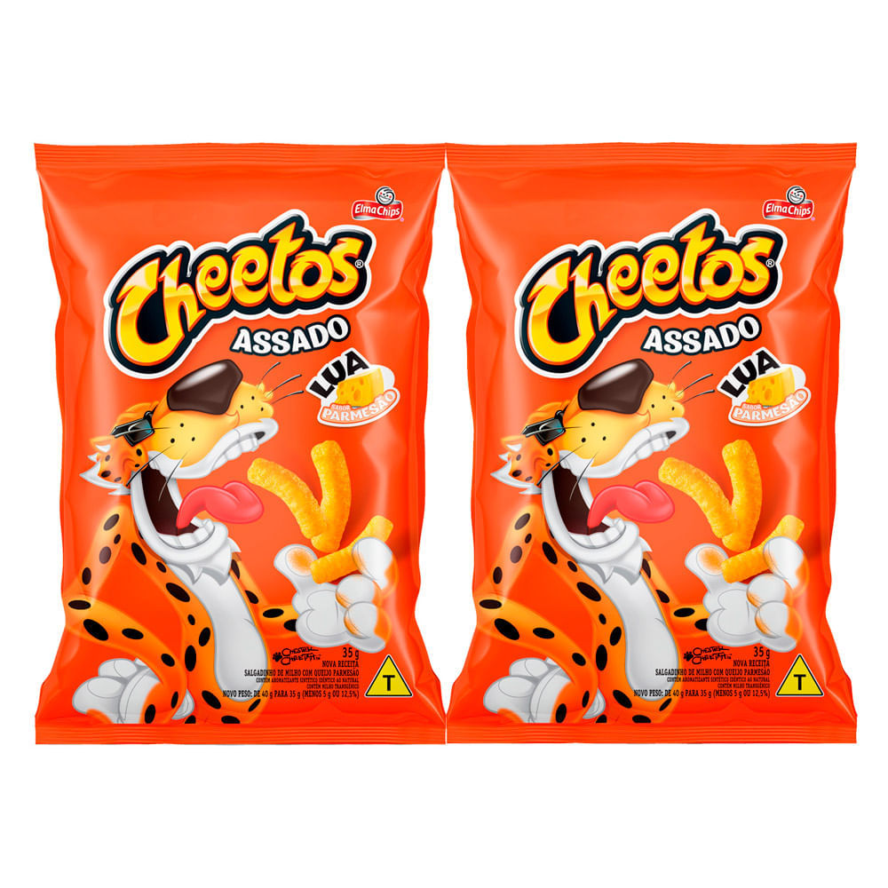 Kit 2 Cheetos Elma Chips Lua Parmesão 35g