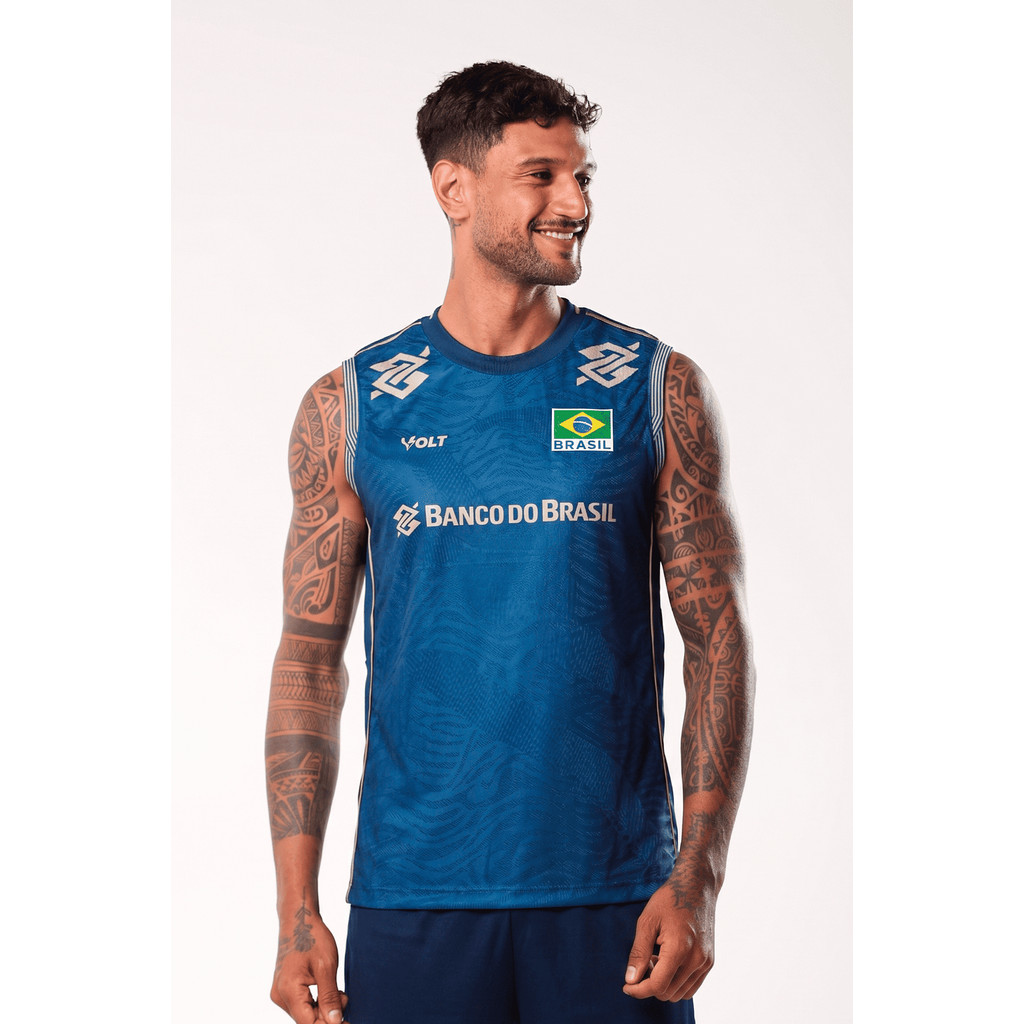 Regata Jogo 2 2026 Vôlei Oficial Brasil Masculina Volt
