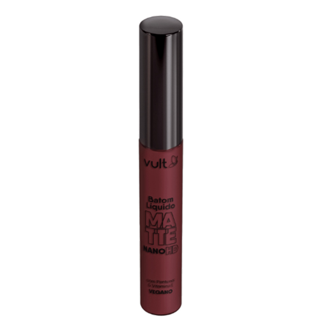Vult Matte Nano HD Bordô - Batom Líquido 5ml