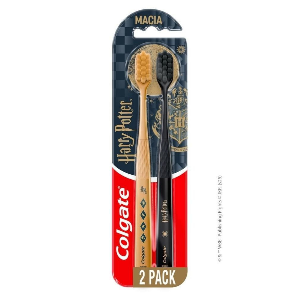 Escova de Dente Colgate Harry Potter Macia com 2 Unidades