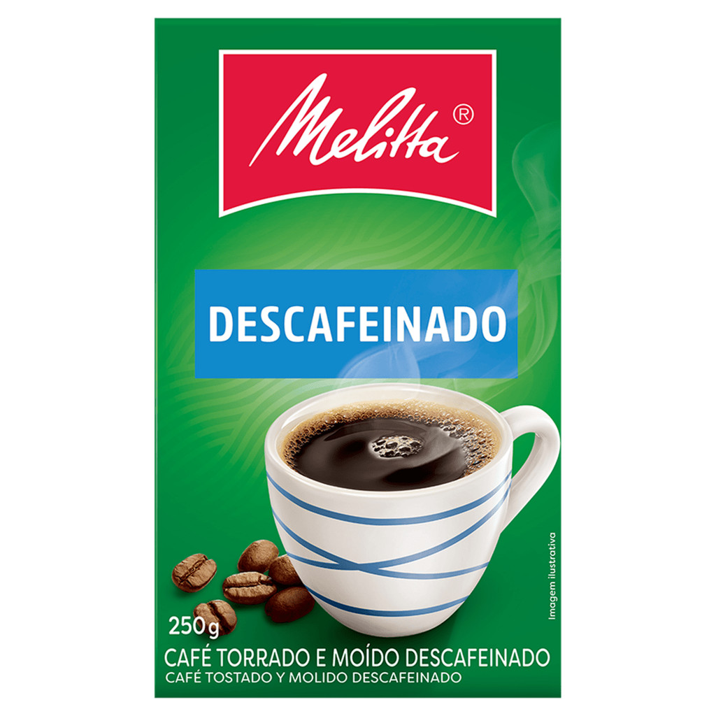 Melitta Café Torrado e Moído Descafeinado LV 250g