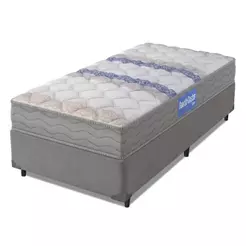 Cama Box Colchão Solteiro Espuma D33 Guarda Costas Sleep 88x188x52cm Probel - Suporta até 100kg