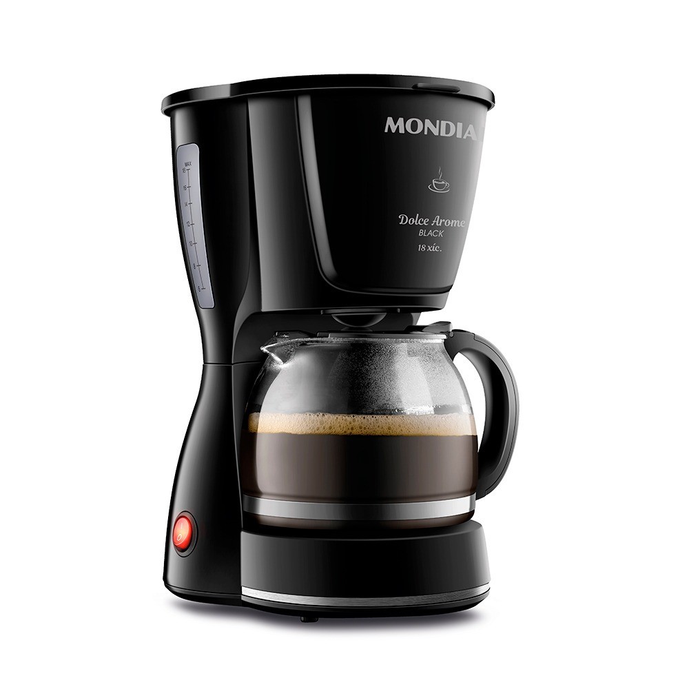 Cafeteira elétrica 550 W jarra de vidro 18 xícaras Dolce Arome - C-30-18X-FB - M