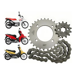 Kit Relação Honda Biz125 /biz110 /todos Anosaço1045 Promoção