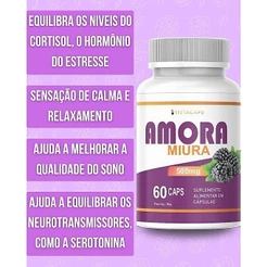 Amora Miura 100% PURA Suplemento Natural 60 Cápsulas -ENVIO RÁPIDO