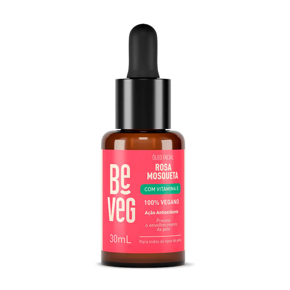 Óleo Facial Farmax Beveg Rosa Mosqueta Antissinais 30ml