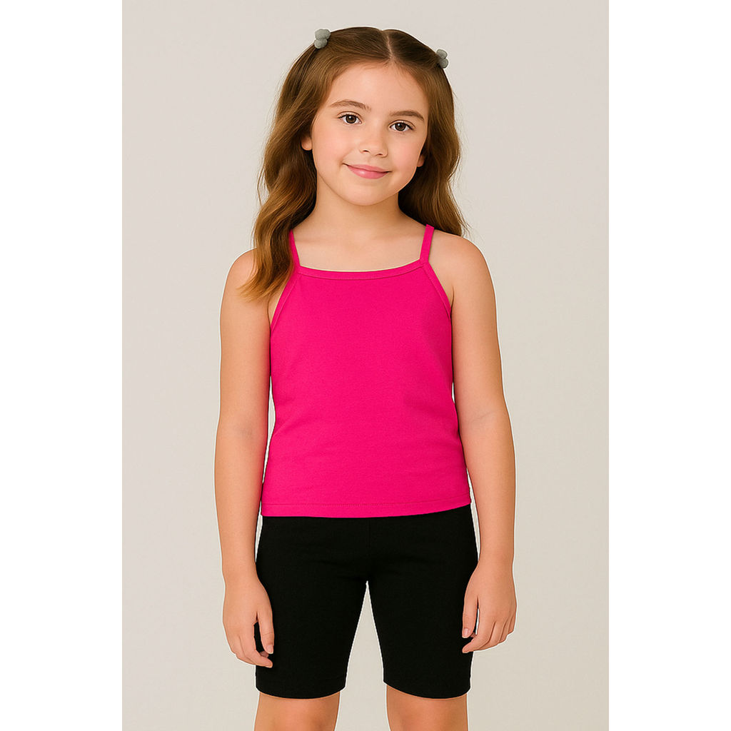 Bermuda Ciclista Infantil Menina Elian Preto