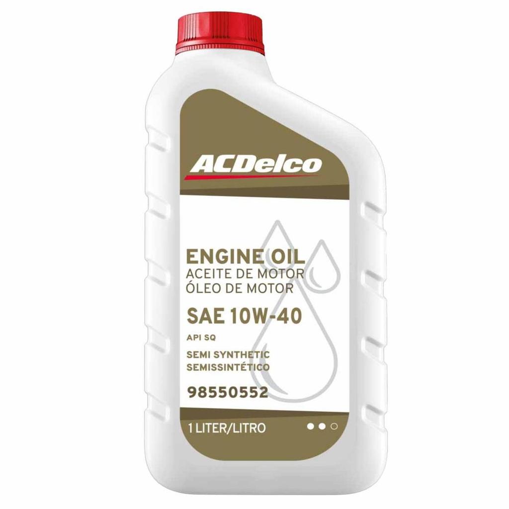 Óleo motor semissintético SAE 10W40 API SN ACDelco 98550552