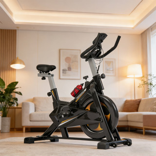 Bicicleta Spinning Profissional 20KG Silenciosa Dual Belt Academia Fitness 150KG