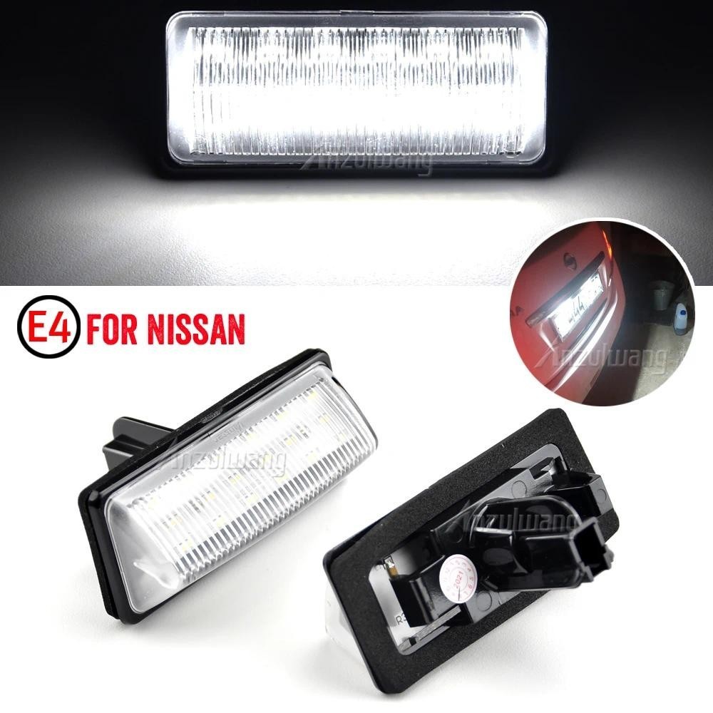 2 * LED Lâmpada Da Placa De Identificação Do Carro Luz Apto Para Nissan Altima Maxima Rogue Murano Pathfinder Quest Sent