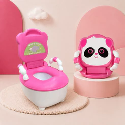 Troninho Infantil Desfralde Privadinha Panda Rosa Deend