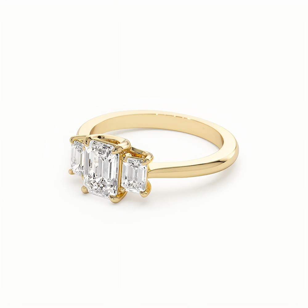 Luz de luxo moda Flash diamante facetado anel diamante elegante temperamento anel de casamento proposta casal anel femin