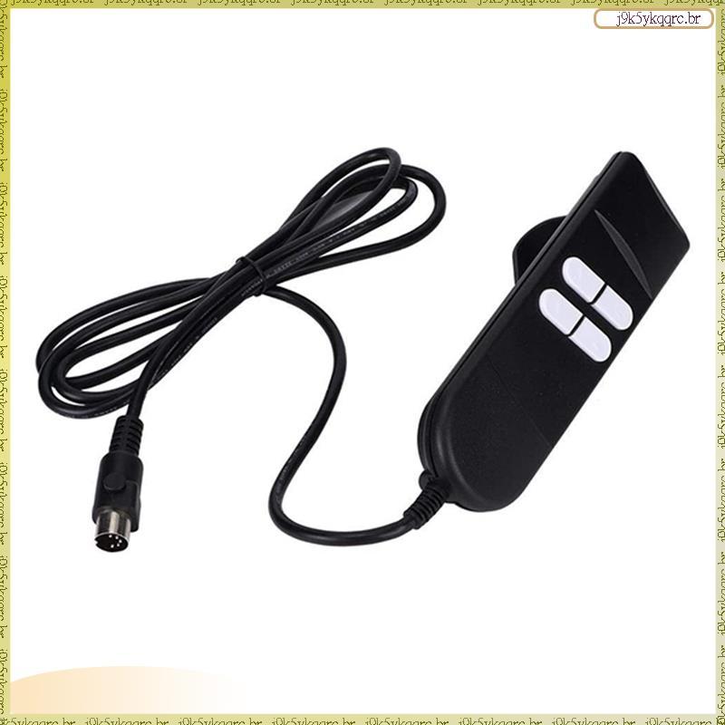 [Elqn] Controlador De Cadeiras Reclináveis Elétricas 4 Botões 5 Pinos Interruptor Manual Para Eletrodomésticos Ajustávei