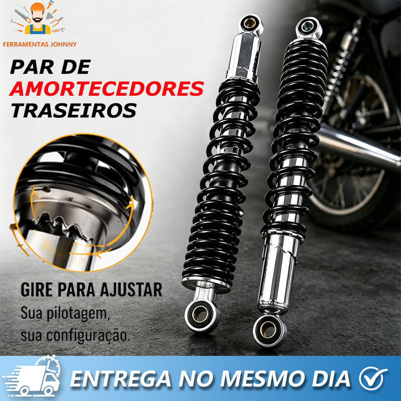 Par Amortecedor Traseiro Honda Cg Titan Fan 125 150 160 2004 a 2015