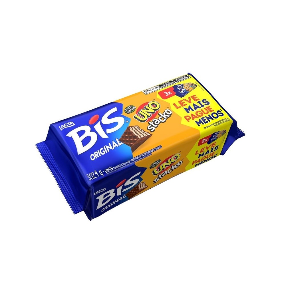 Bis Ao Leite 302,4G Tripack 100,8G Cada Lacta