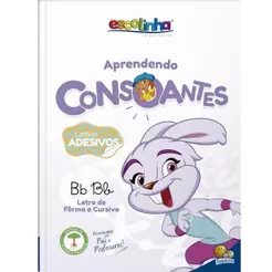 Livro Escolinha Atividades de Apoio Escolar: Consoantes - Ed TodoLivro