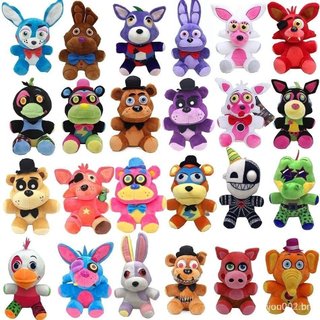 Jogo 25 centímetros Cinco Noites No Pesadelo Freddy's Bear Foxy Bonnie Brinquedos de pelúcia FNAF Soft Dolls