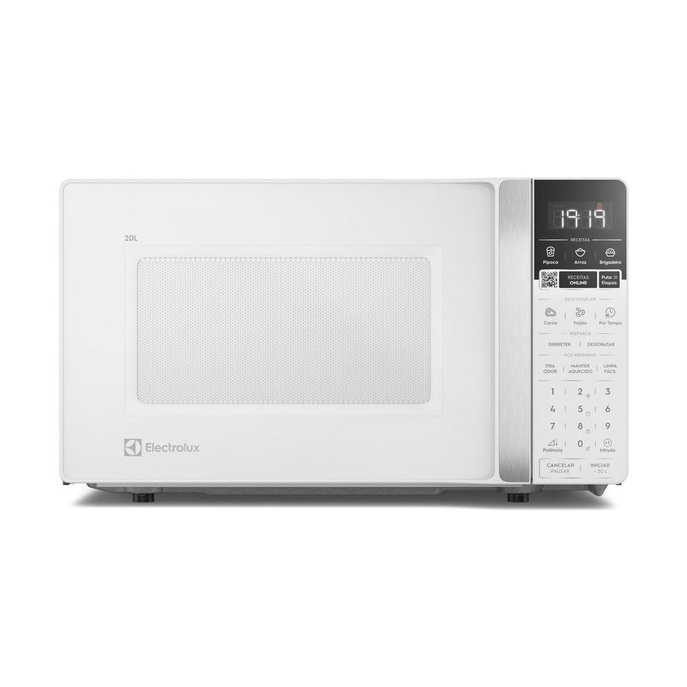 Micro-ondas Electrolux Efficient 20L Branco Função Descongelar e Receitas Pré-Programadas (ME20B) — oferta na Shopee