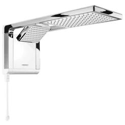 Chuveiro eletrônico 7800 watts 220V branco cromado - Acqua Duo Ultra - Lorenzetti (220V 7800W)