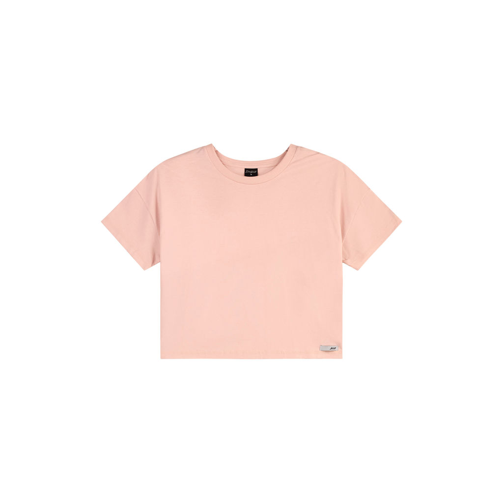 Blusa Juvenil Menina Meia Malha Básica Beats Rosa