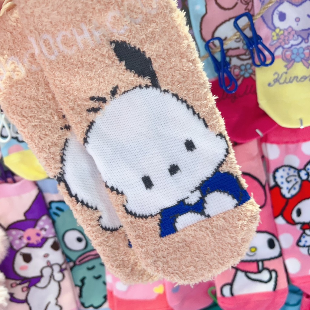 Exportado para o japão outono inverno quente bonito Pacha cão feio peixe Pc curto tubo meias femininas meias de lã Coral