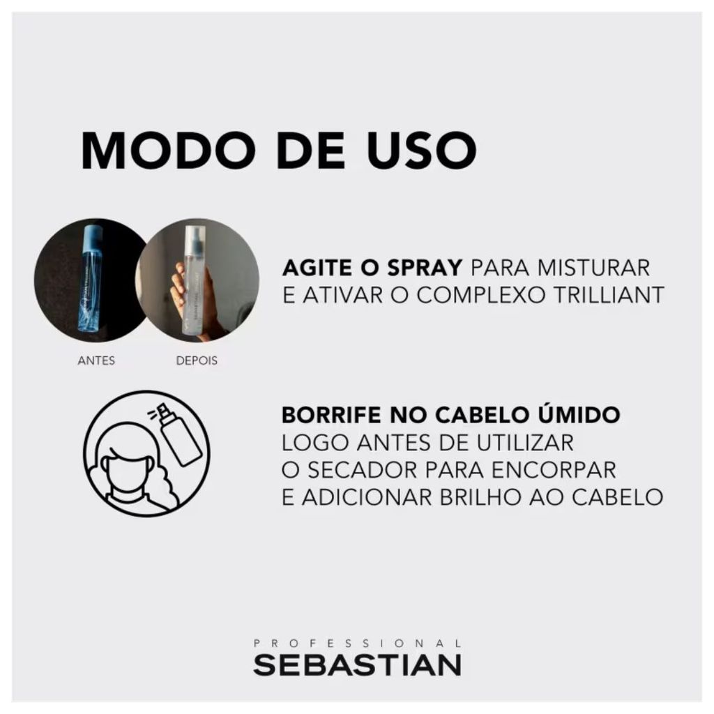 Sebastian - Trilliant - Protetor Térmico 150ml — imagem 2 de 2