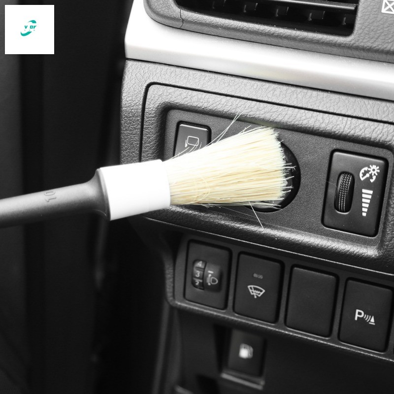 Escova Anti-Riscos Para Detalhes De Carro-Ferramenta De Limpeza Interna De Vários Tamanhos Assentos