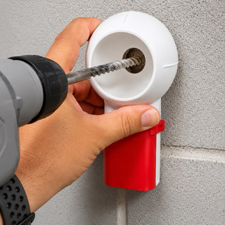 Coletor de Pó para Furadeira Sem Sujeira · Acessório Universal para Perfuração em Parede