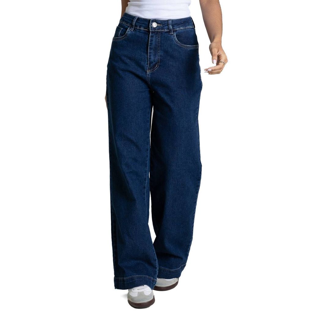 Calça Jeans Sawary Wide Leg Petit - 284318