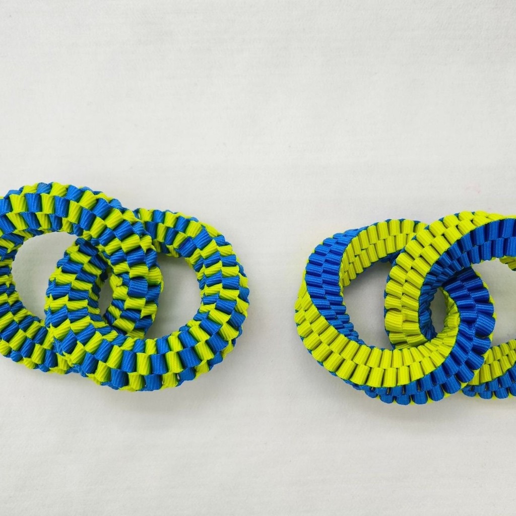 Brinquedos para animais de estimação tecidos à mão cão mastigar brinquedos círculo treinamento brinquedos para cães Mola