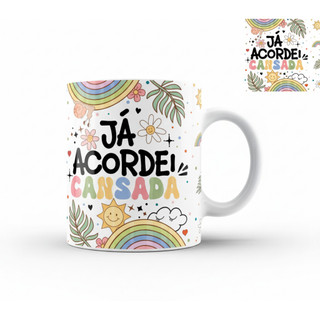 Canecas frases engraçadas e motivacional, personalize com seu nome opcional