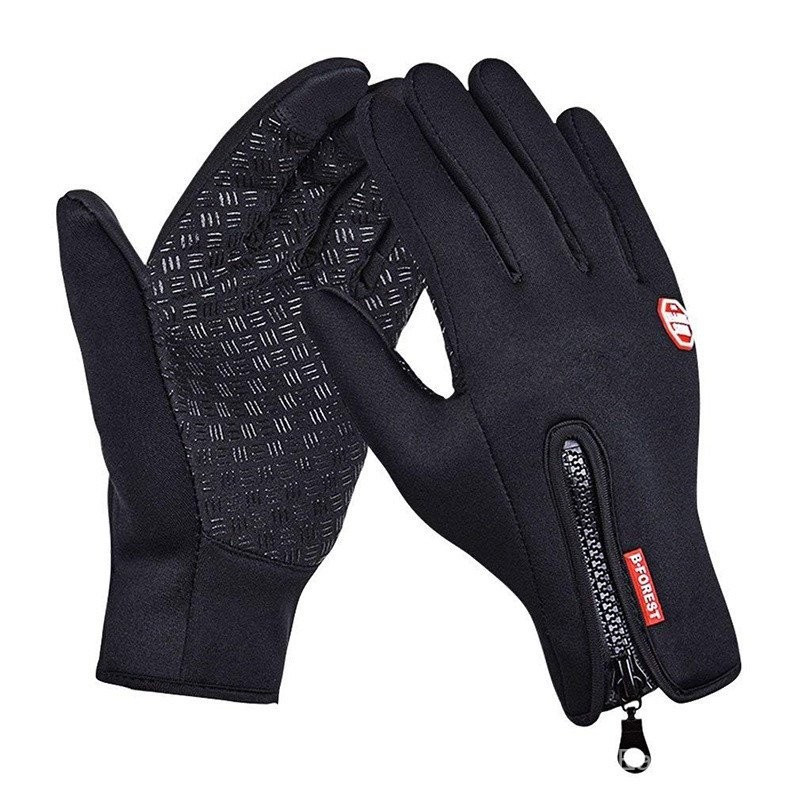 Luvas de condução impermeáveis ​ ​   Ajustável ​ ​   Para motociclistas, proteção contra frio e chuva, modelo de cano lo