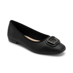 Sapatilha Feminina Moleca Napa Sardenha Preto Macia