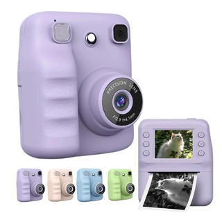 Câmera de Impressão Instantânea para Crianças, Câmera Digital Brinquedo Impressão Térmica Recarregável Menino e Menina