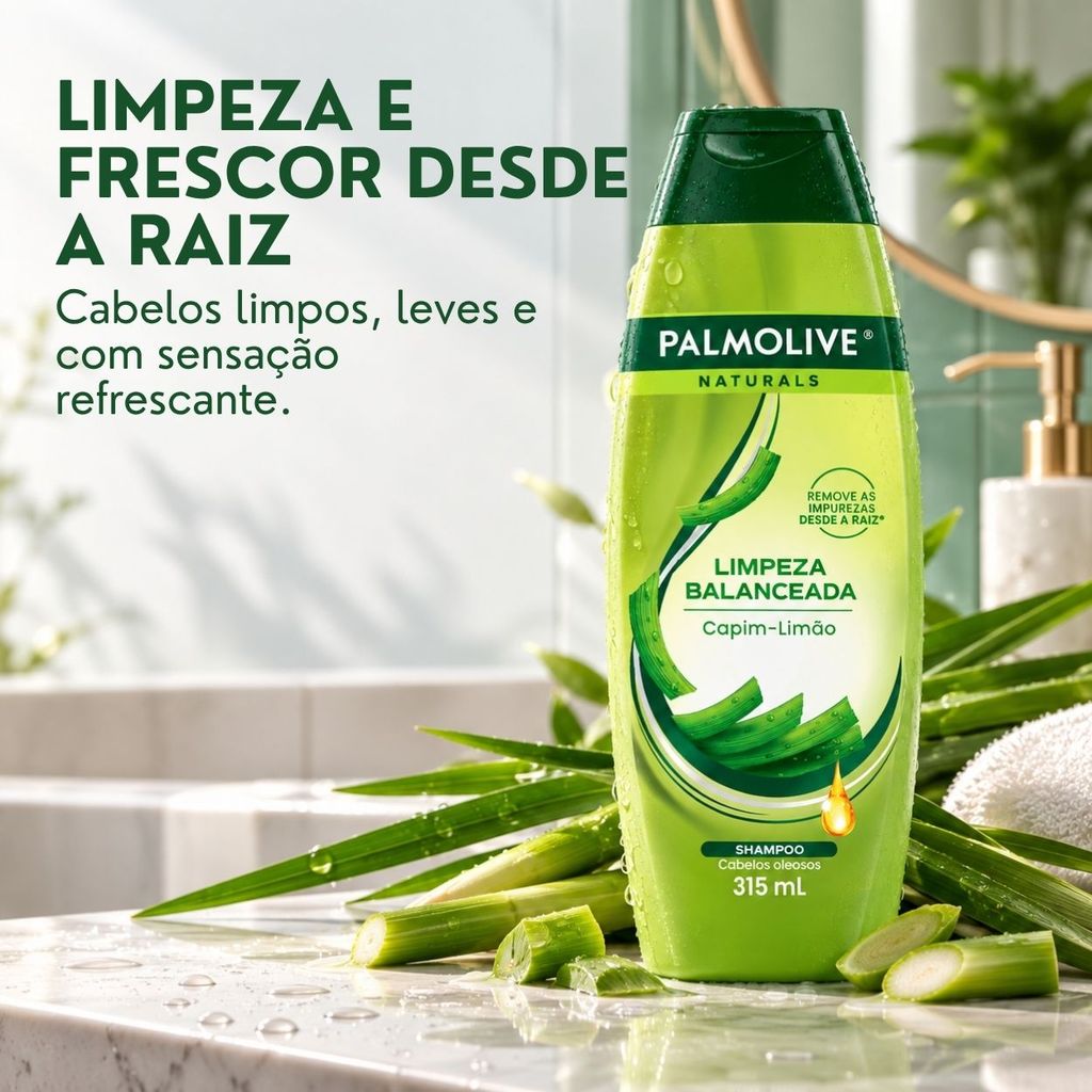 Shampoo Palmolive Naturals Limpeza Balanceada 315ml — imagem 2 de 2